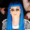 Katy Perry Style Unisex Color Mirror Half-Frame Celebrity Sunglasses