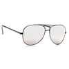 Shay Mitchell Style 58mm Silver Mirror Aviator Celebrity Sunglasses
