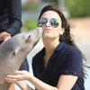 Demi Lovato Style 58Mm Mirror Aviator Celebrity Sunglasses
