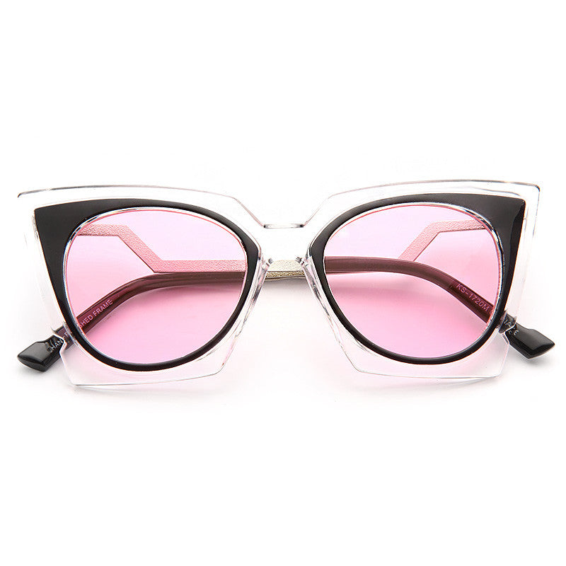 Kylie Jenner Style Pointed Cat Eye Celebrity Sunglasses