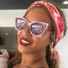 Beyonce Style Pointed Cat Eye Celebrity Sunglasses
