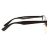 Zion Unisex Round Metal Clear Half Frame Glasses