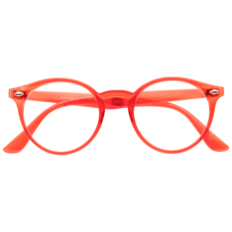 Grayson Oversized Round Clear Glasses