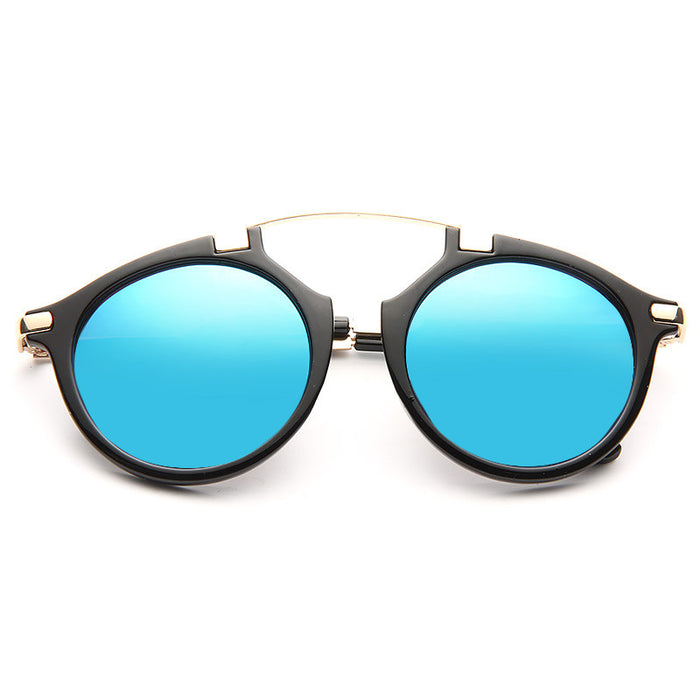 Hideaway Curved Bar Color Mirror Rounded Sunglasses