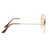 Hilary Duff Style 60mm Solid Lens Aviator Celebrity Sunglasses