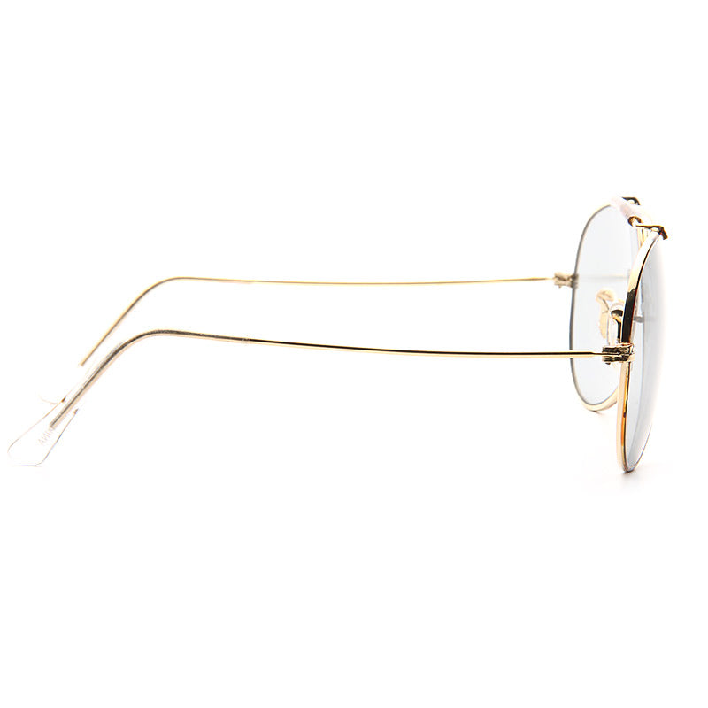 Classic 58mm Lightly Tinted Aviator Sunglasses