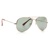 Lindsay Lohan Style 56mm Solid Lens Aviator Celebrity Sunglasses
