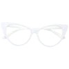 Madonna Style Cat Eye Celebrity Clear Glasses