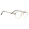 Alexander Metal Round Clear Glasses