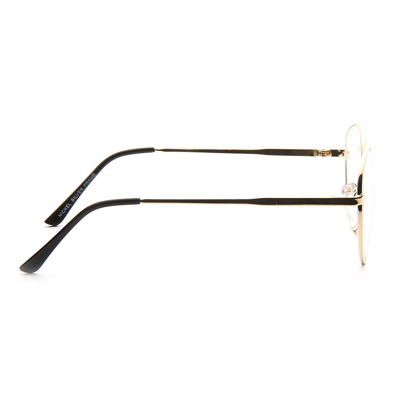 Alexander Metal Round Clear Glasses