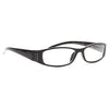Charleston Rhinstone Skinny Clear Glasses