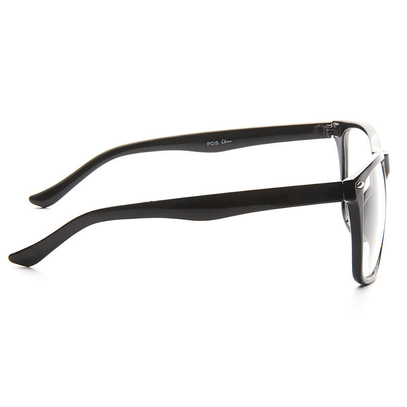 East Village Oversized Clear Horn Rimmed Glasses