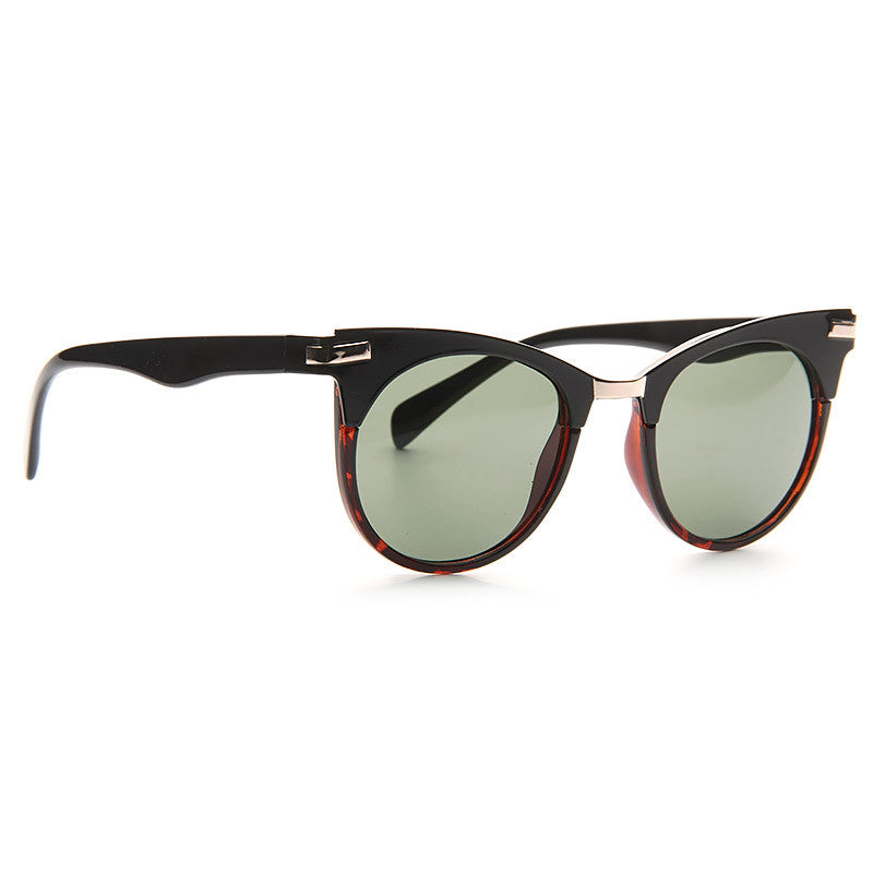 Trion Uisex Solid Lens Half Frame Sunglasses