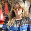 Hilary Duff  Style 56mm Color Mirror Flat Lens Aviator Celebrity Sunglasses