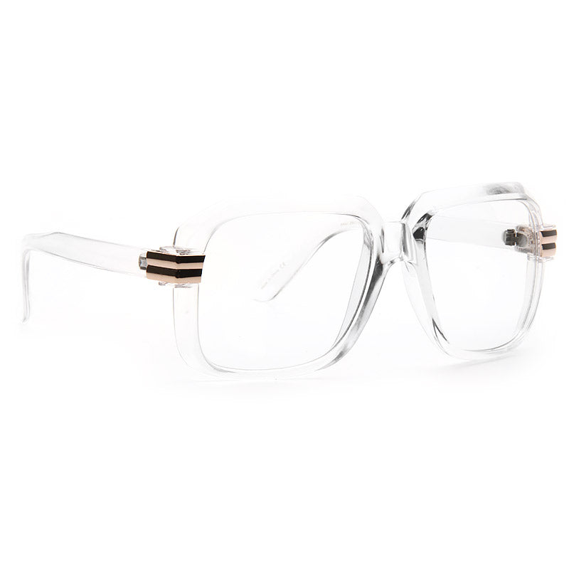 Harry 5 Oversized Square Clear Frame Clear Glasses