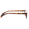 Haines Unisex Slim Rectangular Clear Glasses