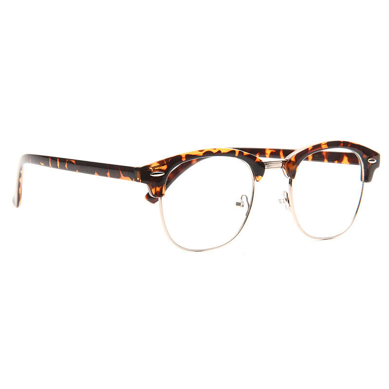 Peyton 4 Unisex Half Frame Clear Glasses