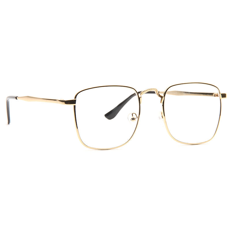Hornbeck Thin Metal Squared Clear Glasses