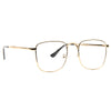Hornbeck Thin Metal Squared Clear Glasses