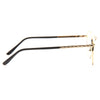 Orrick Thin Metal Round Clear Glasses