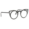 Invader Designer Inspired Metal Cat Eye Clear Glasses