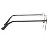 Invader Designer Inspired Metal Cat Eye Clear Glasses