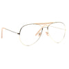 60mm Clear Aviator Glasses