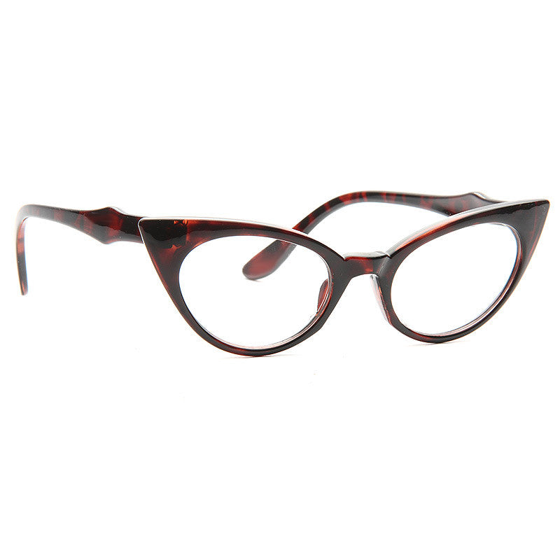 Hayworth 2 Sharp Point Cat Eye Clear Glasses