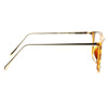 Easley Unisex Clear Horn Rimmed Glasses