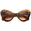 Lady Gaga Style Oversized Cat Eye Celebrity Sunglasses