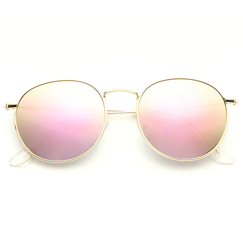 Ellington 3 Metal Rounded Color Mirror Sunglasses