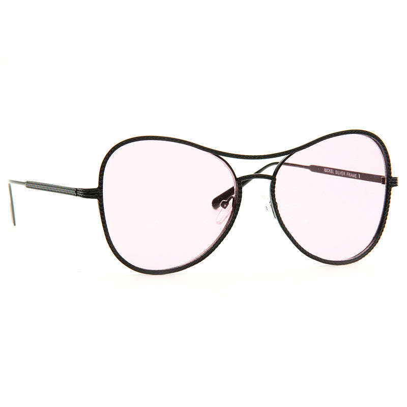 Duluth Mod Chain Embossed Light Tint Aviator Sunglasses