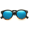 Cara Delevingne Style Unisex Color Mirror Rounded Celebrity Sunglasses