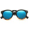 Kendall Jenner Style Unisex Color Mirror Rounded Celebrity Sunglasses