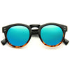 Kendall Jenner Style Unisex Color Mirror Rounded Celebrity Sunglasses
