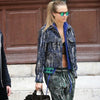 Cara Delevingne Style Unisex Color Mirror Rounded Celebrity Sunglasses