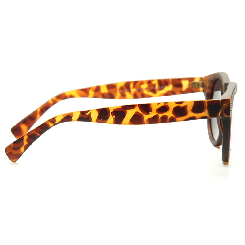 Behati Prinsloo Style Unisex Matte Rounded Celebrity Sunglasses