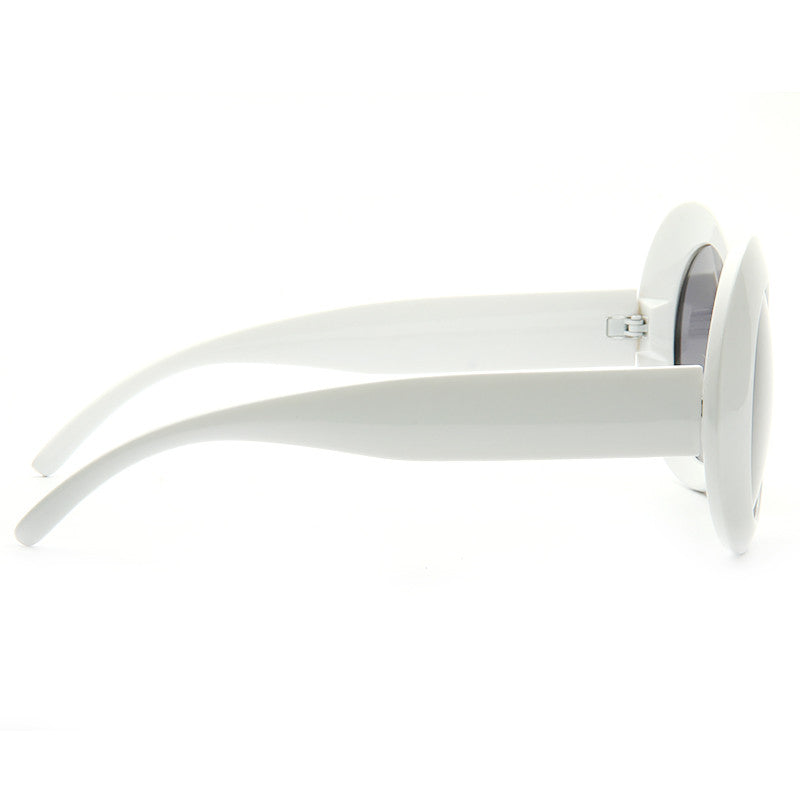 California Designer Inspired Oversized Round Sunglasses