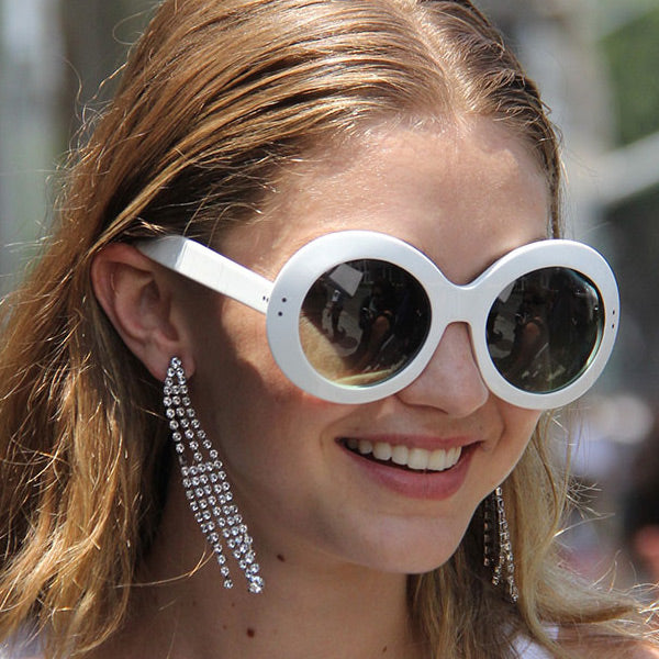 Gigi Hadid Style Oversized Round Celebrity Sunglasses