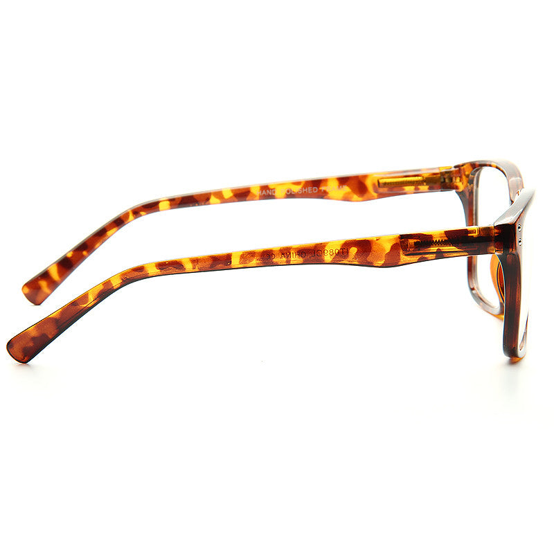 Abington Unisex Clear Horn Rimmed Glasses