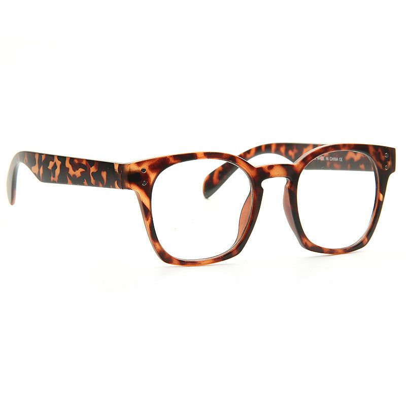 Goss Plastic Horn Rimmed Clear Glasses