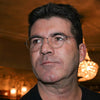 Simon Cowell Style Metal Flat Lens Round Celebrity Clear Glasses