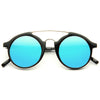 Wagner Curved Round Sunglasses