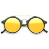 Wagner Curved Round Sunglasses