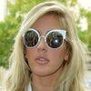 Ellie Goulding Style Metal Cat Eye Celebrity Sunglasses