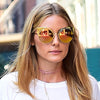 Olivia Palermo Style Metal Cat Eye Celebrity Sunglasses