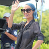 Nicole Richie Style Oversized Squared Horn Rimmed Celebrity Sunglasses