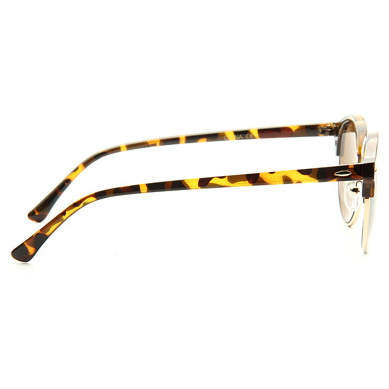 Vansant Round Half Frame Sunglasses