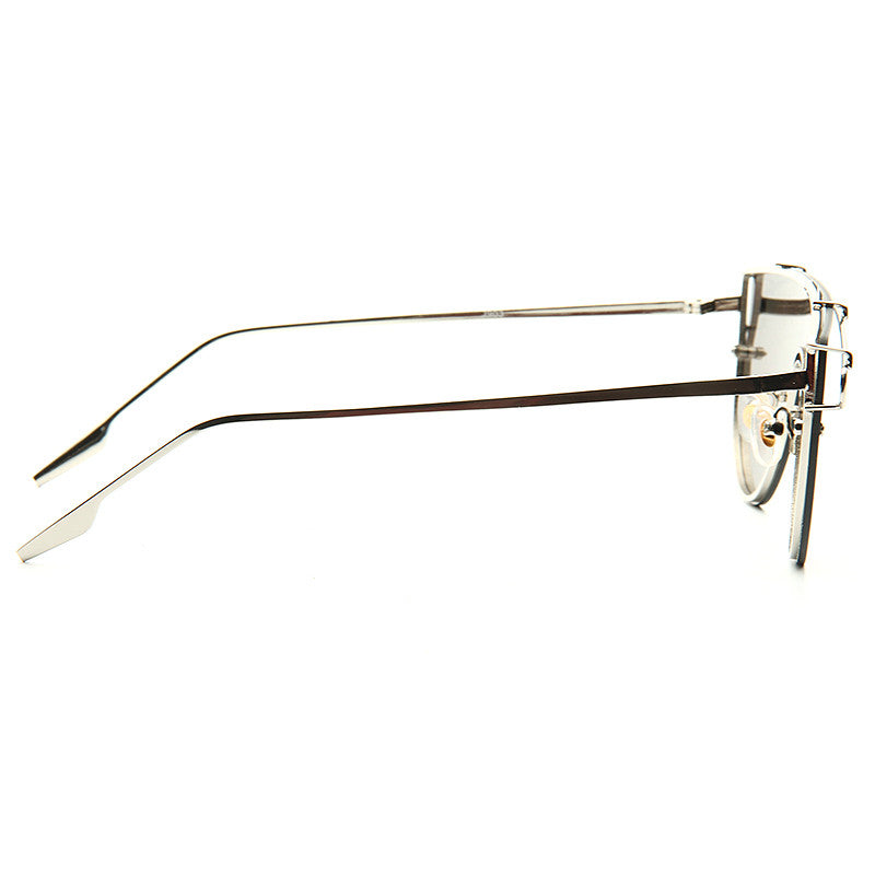Zhora Designer Inspired Flat Top Mirror Shield Sunglasses