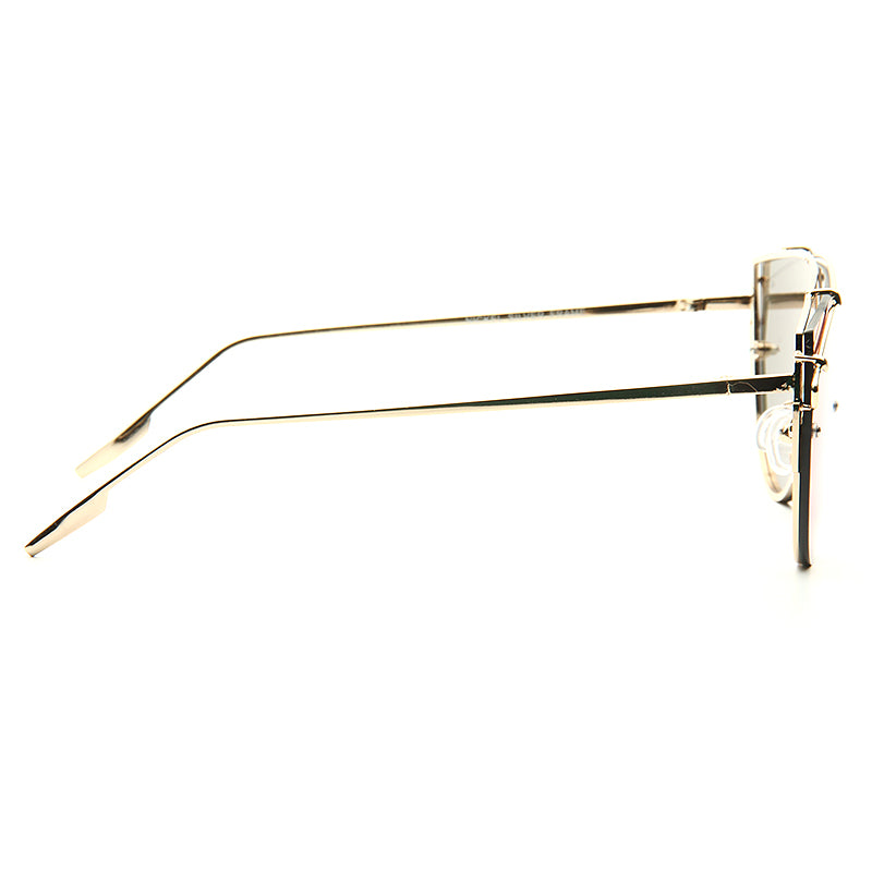Kendal Jenner Style Flat Top Mirror Shield Celebrity Sunglasses